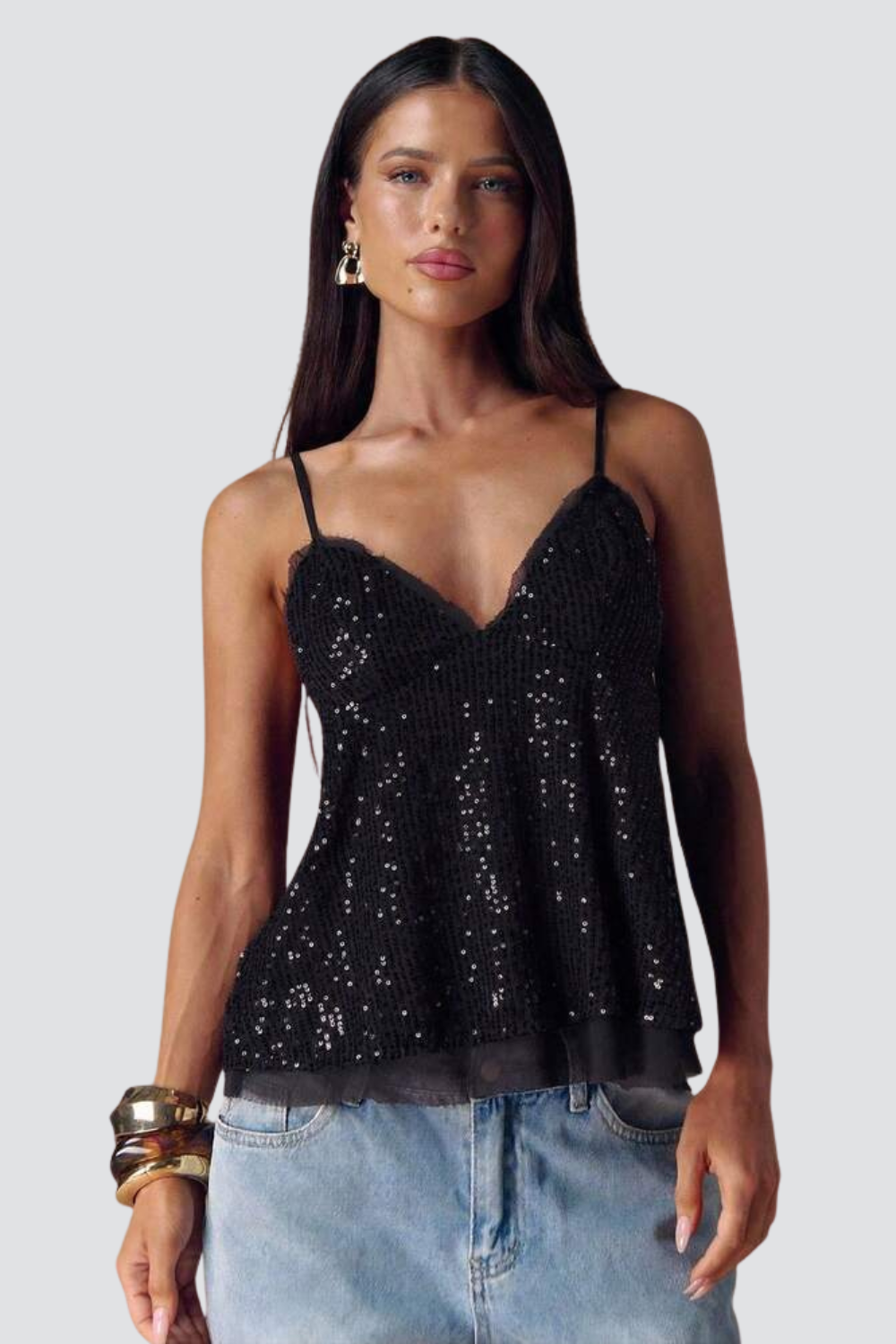 MISS MONDAY | TOP DE LENTEJUELAS