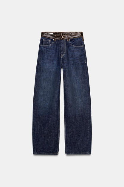 MISS MONDAY | HIGH-WAIST-LEDERJEANS