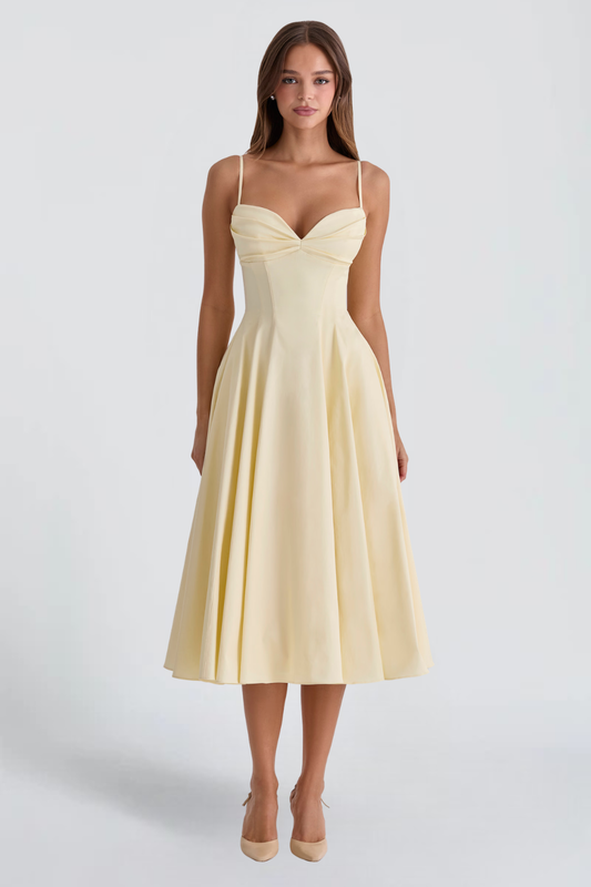 MISS MONDAY | MIDI ABITO LEMON