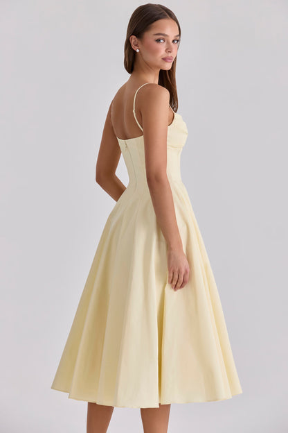 MISS MONDAY | SUKIENKA MIDI LEMON