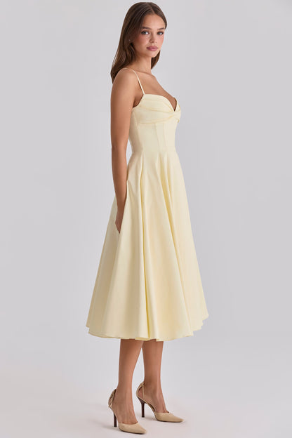 MISS MONDAY | SUKIENKA MIDI LEMON