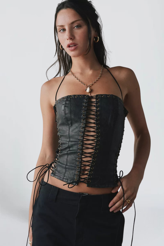 MISS MONDAY | CORSETTO CON LACCI