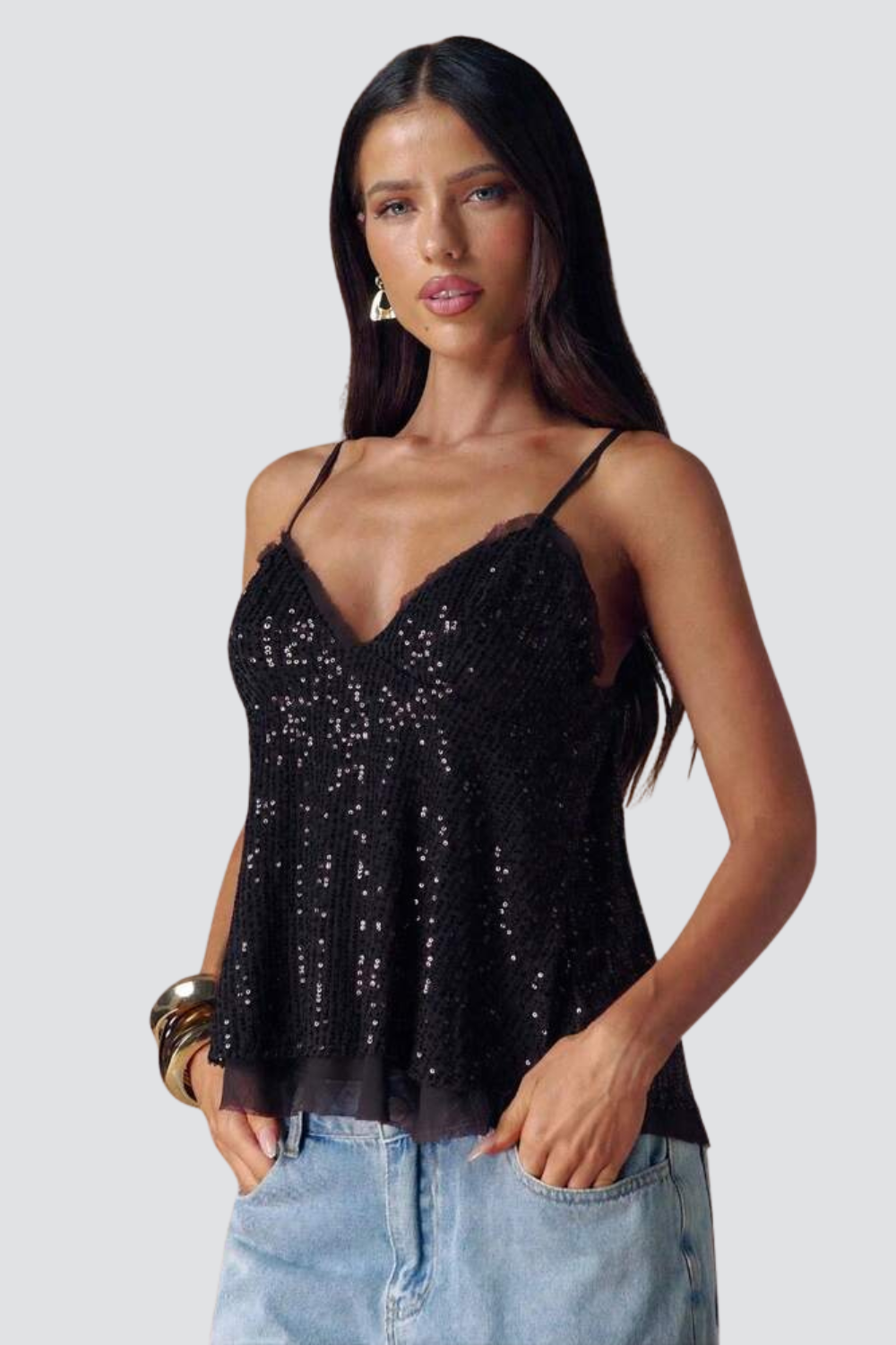 MISS MONDAY | TOP DE LENTEJUELAS