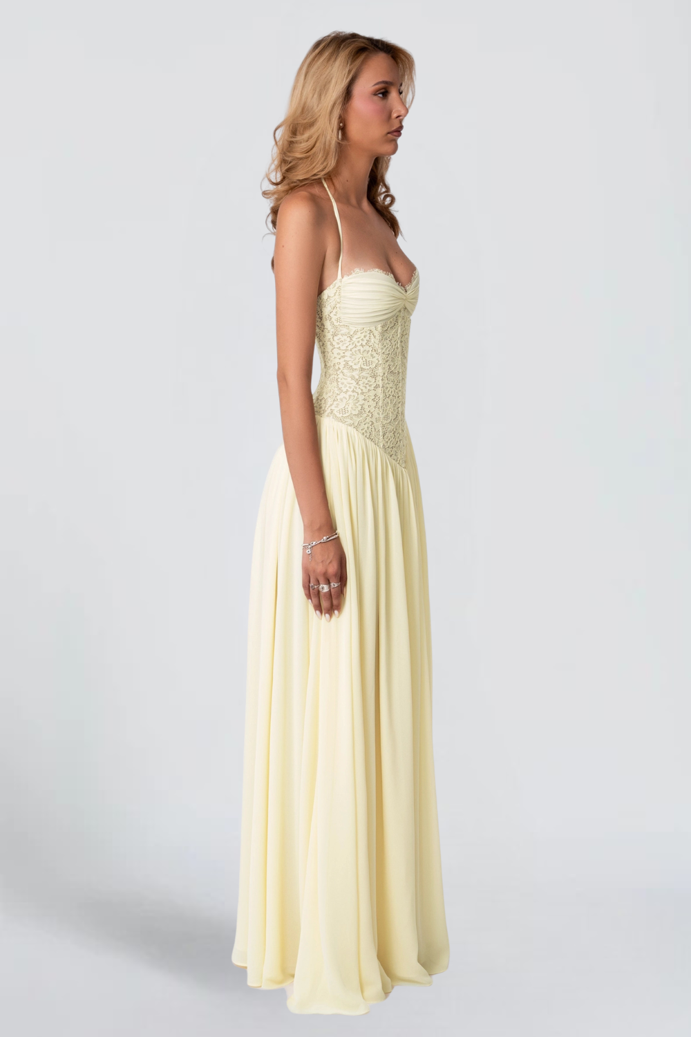 MISS MONDAY | MAXIKLEID SOLÈNE LACE CORSET