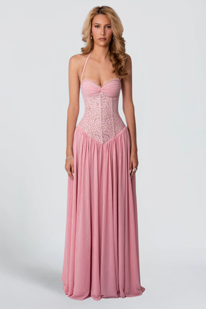 MISS MONDAY | MAXIKLEID SOLÈNE LACE CORSET