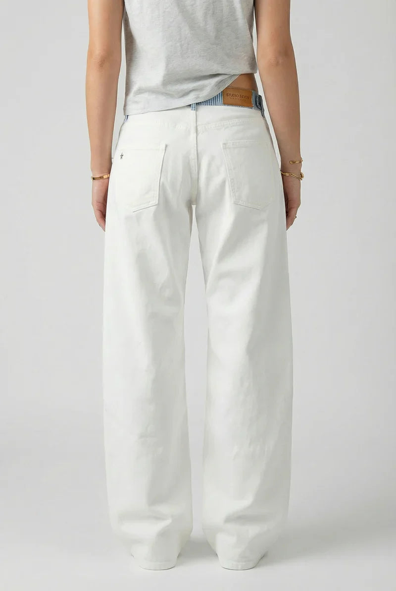 MISS MONDAY | JEANS MARINA A GAMBA LARGA