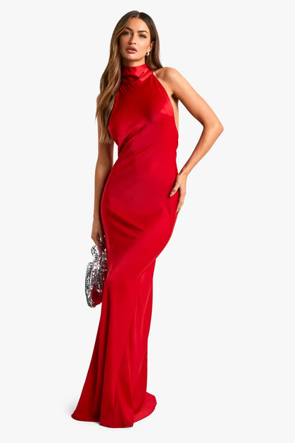 MISS MONDAY | MAXIKLEID VENICE SATIN