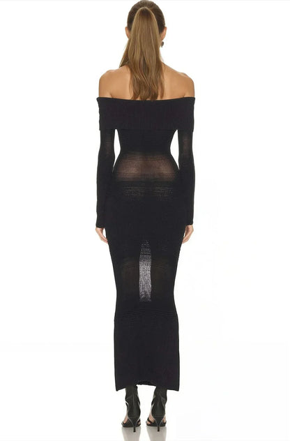 MISS MONDAY | GEBREIDE MAXI-JURK