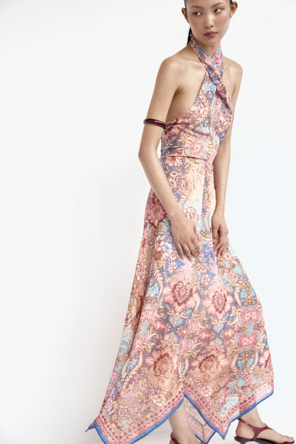 MISS MONDAY | CHIFFON MAXI-JURK