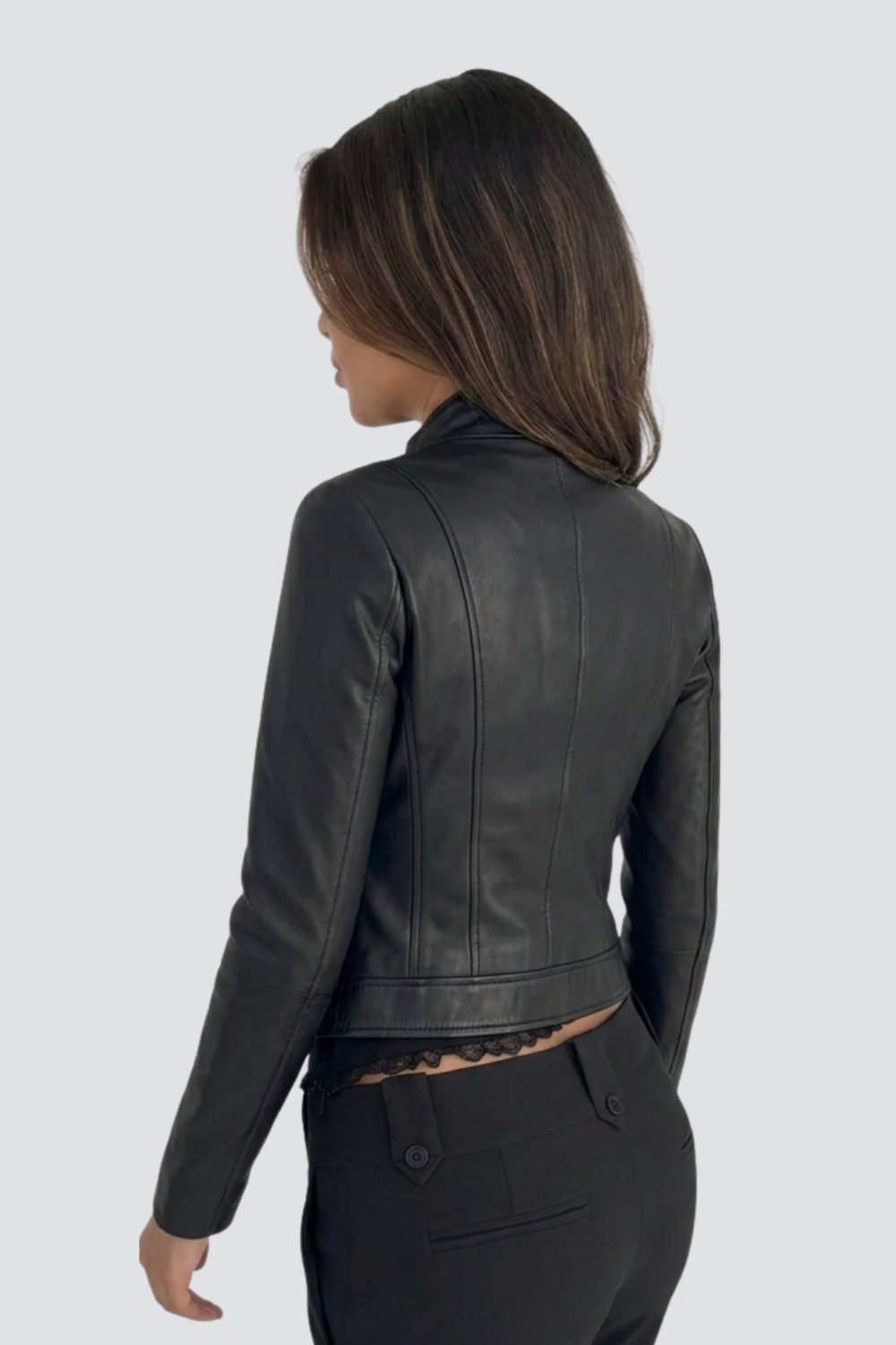 MISS MONDAY | GIACCA IN PELLE ADERENTE
