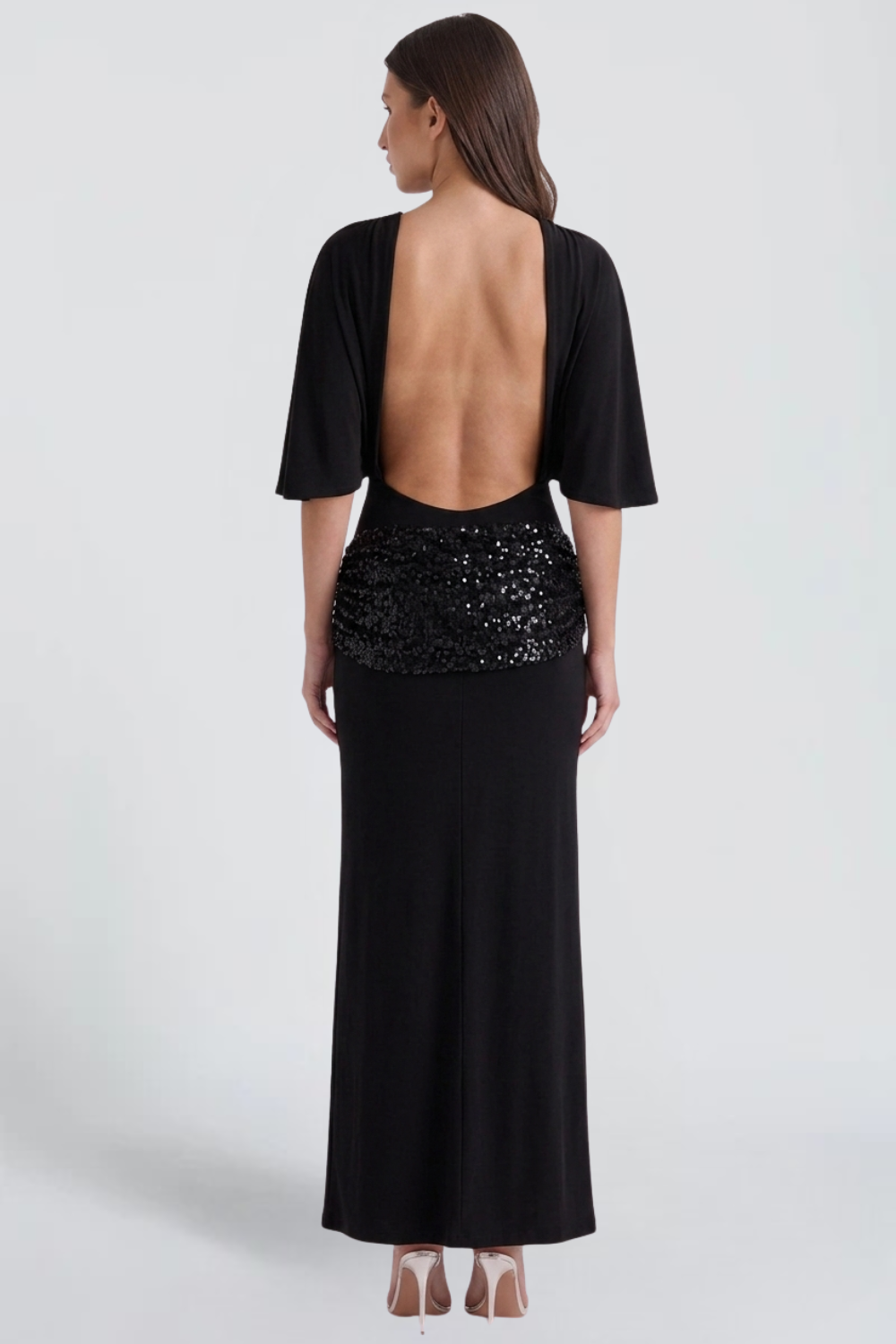 MISS MONDAY | MAXI-JURK MET PAILLETTENCEINTUUR