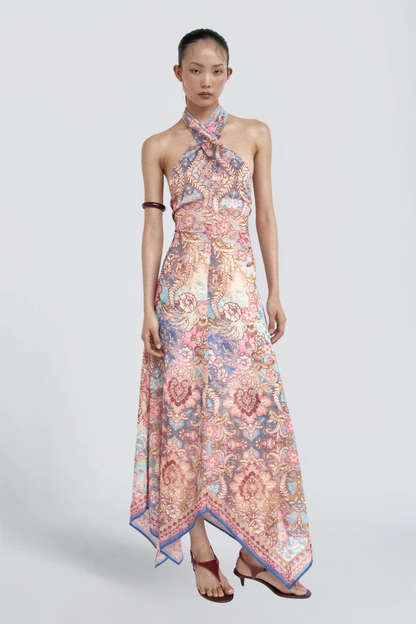 MISS MONDAY | CHIFFON MAXI-JURK