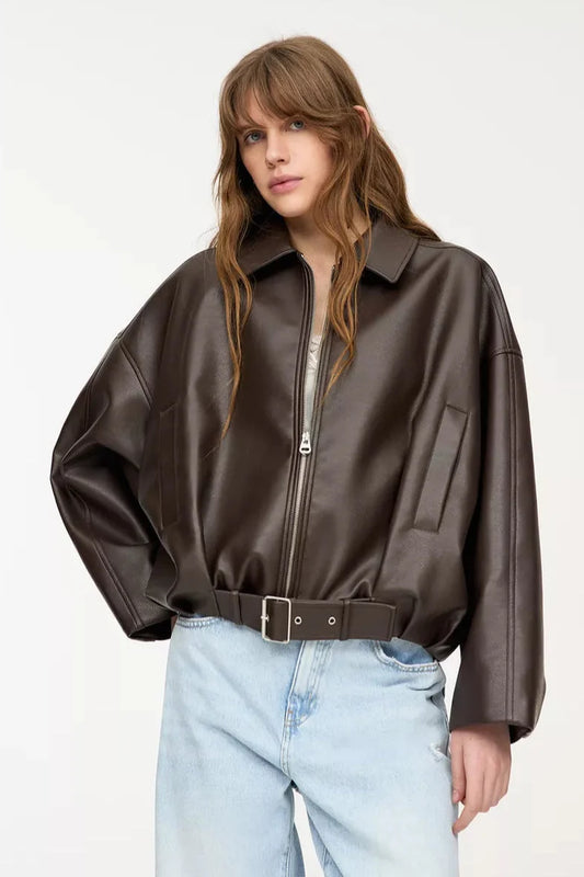 MISS MONDAY | ELORA GIACCA IN PELLE